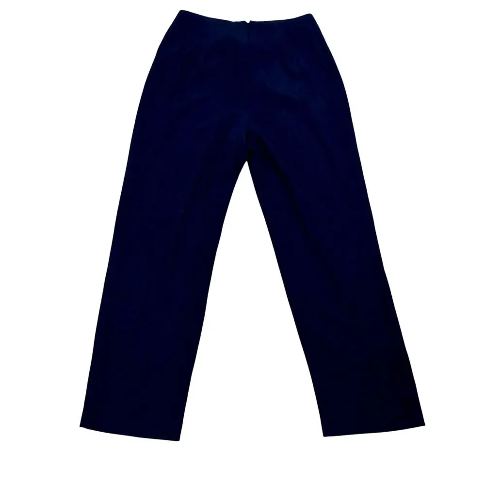 Dani Max Dress Pants Navy Blue Women’s 14 Corporate Office Siren Workwear Plus - Picture 2 of 16